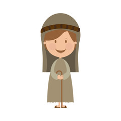 st joseph holy family icon image vector illustration design