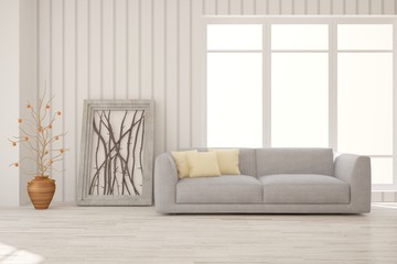 white modern interior design