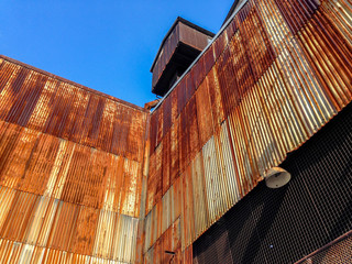 rusty old Glebe power station, Sydney