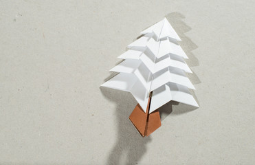 Christmas tree origami