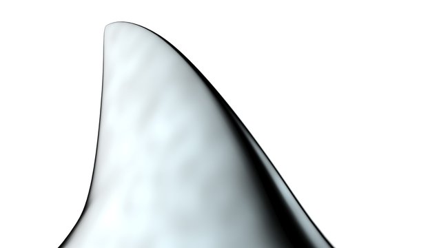 Shark Fin 3d Illustration
