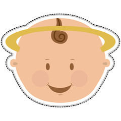 baby jesus holy family icon image vector illustration design