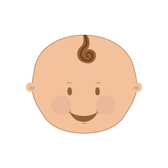 cute baby boy icon image vector illustration design 