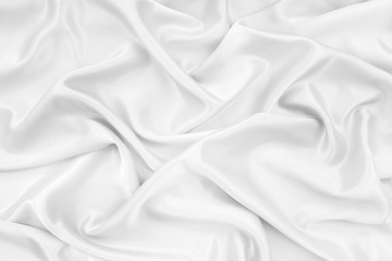 Naklejka premium streszczenie tło luksusowe tkaniny lub płynna fala lub faliste fałdy