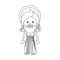 god representation icon image vector illustration design 