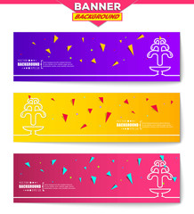 Naklejka premium Abstract creative concept vector background for Web and Mobile Applications, Illustration template design, business infographic, page, brochure, banner, presentation, poster, cover, booklet, document