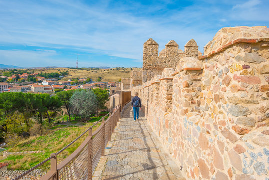 Medieval wall around the city of Avila