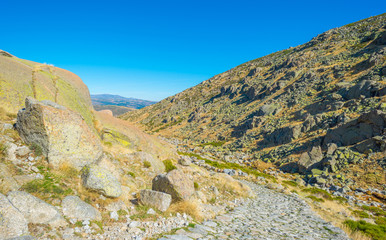 Hills of natural park Sierra de Gredos