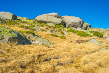 Hills of natural park Sierra de Gredos
