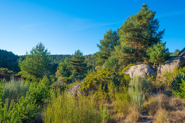 Hills of natural park Sierra de Gredos