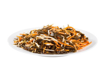 Salad with seaweed