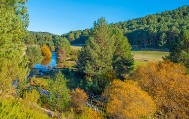 Hills of natural park Sierra de Gredos