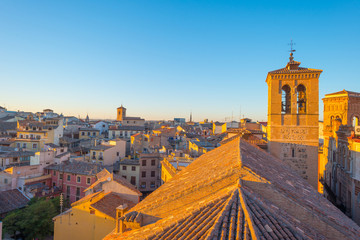 Detail of a church in Toledo