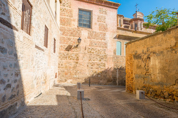 Alley in the medieval city of Toledo
