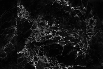 Black marble natural pattern for background, abstract natural ma