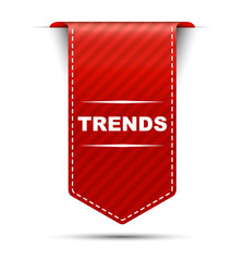 trends, red vector trends, red banner trends