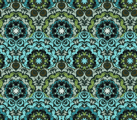 Seamless pattern. Vintage decorative elements.