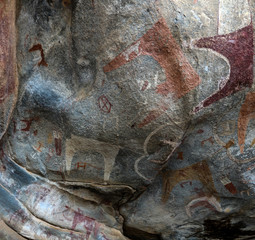 Cave paintings and petroglyphs Laas Geel near Hargeisa, Somalia