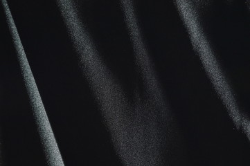 black fabric in shadow background and texture - obrazy, fototapety, plakaty