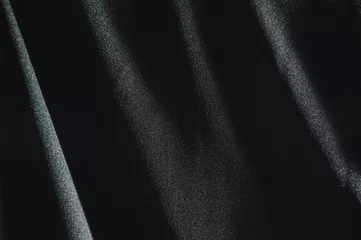 Papier Peint photo autocollant Poussière black fabric in shadow background and texture