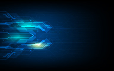 abstract digital technology circuit loading design concept background