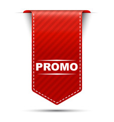 promo, red vector promo, banner promo