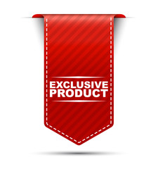 exclusive product, red vector exclusive product, banner exclusive product