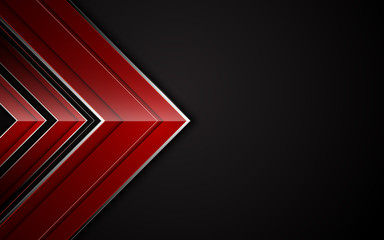 abstract arrow shape sharp modern tech sport design concept background layout