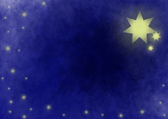 Obraz premium postal cielo estrellado