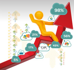 Upward Trend Arrow Rider