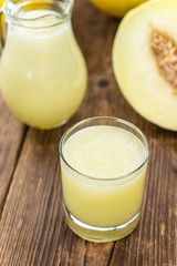 Fresh made Honeydew Melon smoothie