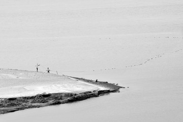 Fisher worked on the beaches of India