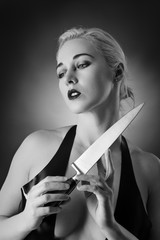 Obraz premium woman wearing latex