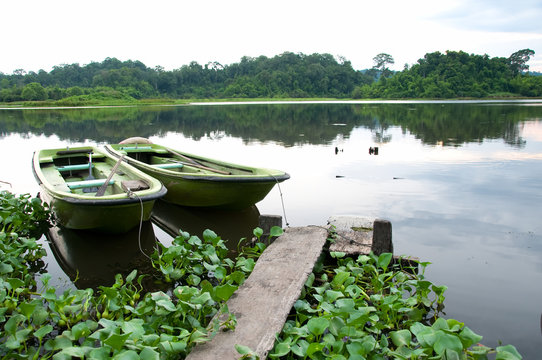Bau Sau (Crocodile Lake) at  in Nam Cat Tien National Park (Southern Vietnam), Vietnam
