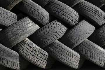 Black tire rubber, vehicle part, spare part
