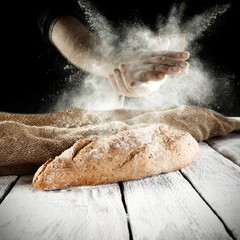 bread and flour 