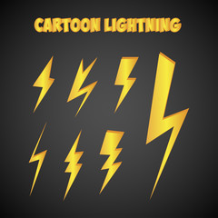 Thunder icon.  abstract.  image.  design.  illustration.  simple.  flat.  sign.