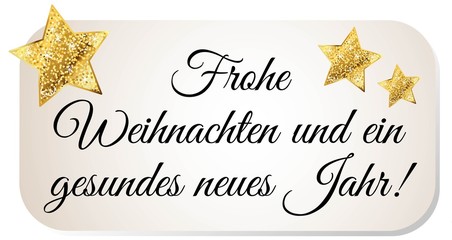 Frohe Weihnachten und ein gesundes neues Jahr