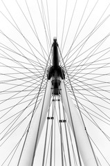 Fototapeta premium Spoke cables 