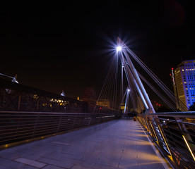 Millennium Bridge at night