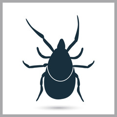 Mite icon. Simple design for web and mobile