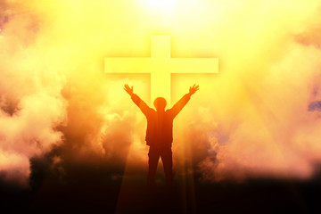 A Man on crucifix