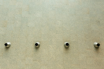 Airy, well ventilated on the wall
