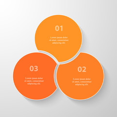 Vector business template for presentation.