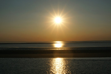Fototapeta premium Sonnenuntergang Norderney