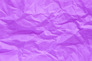 Purple crumpled paper, for backgrounds or textures.