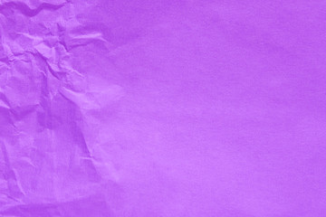 Purple crumpled paper, for backgrounds or textures.