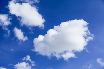 Fototapeta premium Blue sky with clouds.