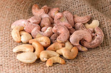 Fried roasted cashew nuts