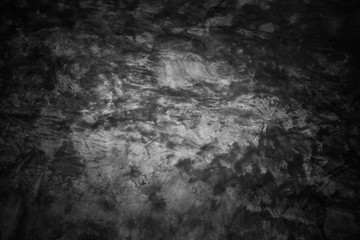 Dark concrete wall background, old grungy texture.